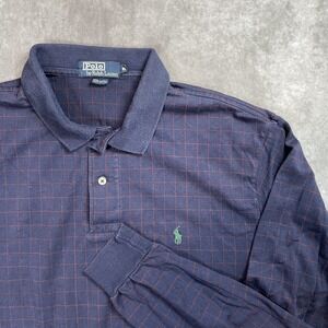 Vintage 90s Polo Ralph Lauren Henley Shirt XL Geometric  Made in USA